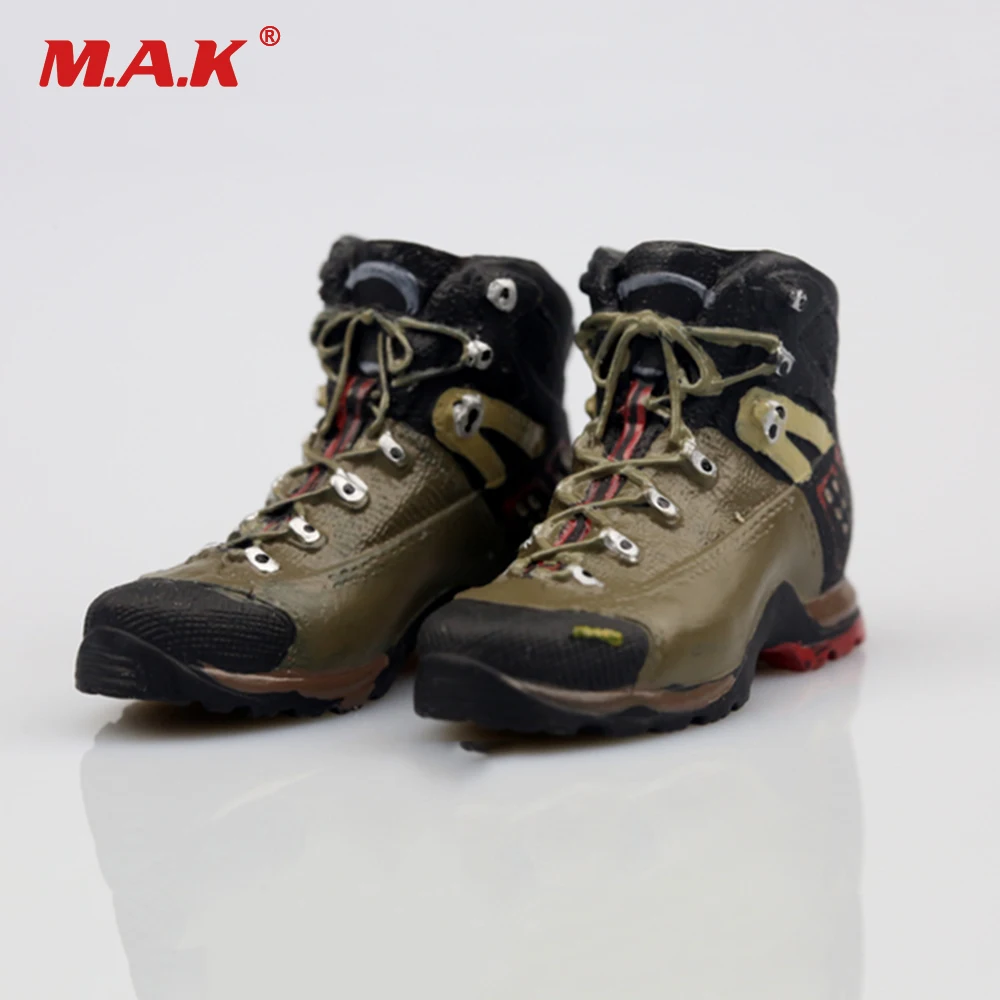 

1/6 Special Male Mountaineering Figure Accesory Soldiers VM-004 Shoes Boots Seals Hiking Boots Shoes Model Hollow Rubber Shoes