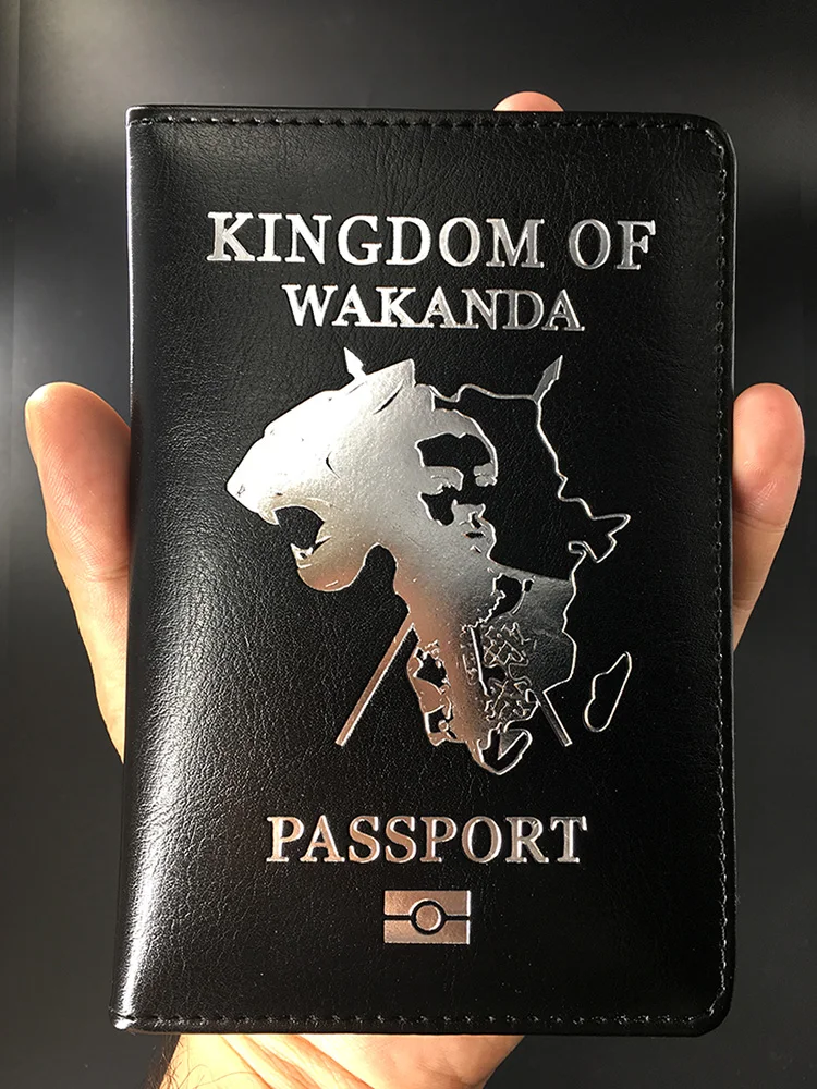 Marvel Wakanda Обложка для паспорта черная пантера Ограниченная серия Обложка для паспорта Wakanda Forever Обложка для паспорта Marvel