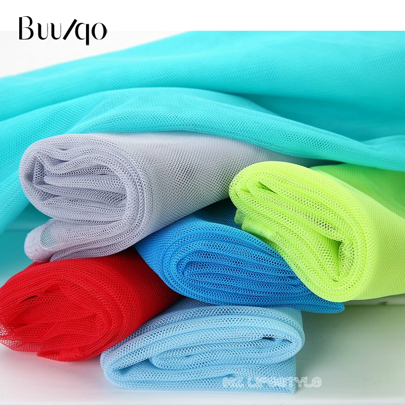 5meters/lot 30 eyes soft tulle gauze mosquito net gauze fabric solid