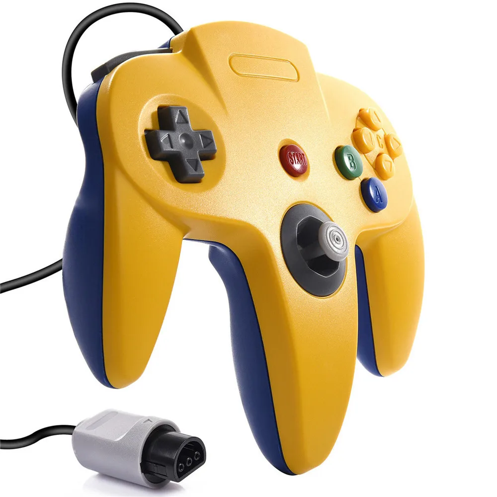 Классический проводной геймпад джойстик для N64 64 игровая консоль в стиле ретро