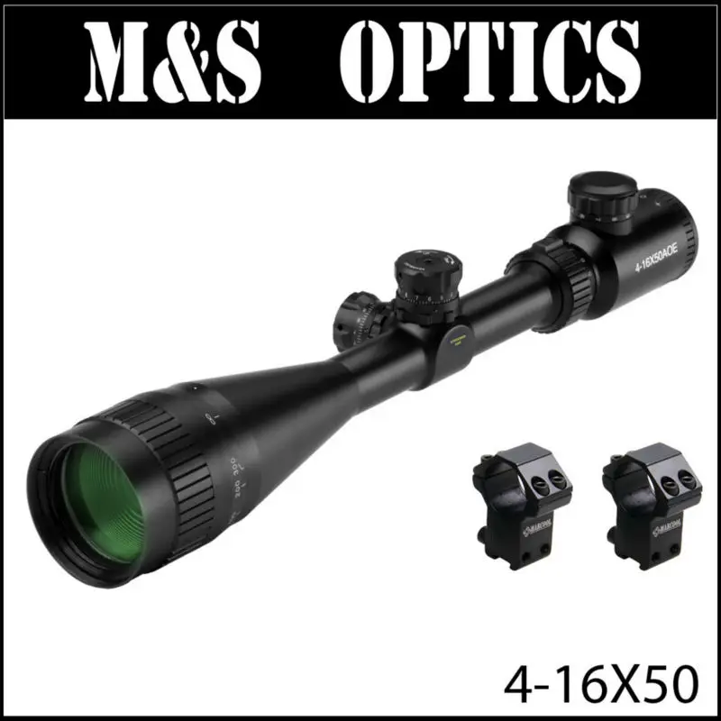 

MARCOOL 4-16X50 Mil Dot Hunting Rifle Scopes Optical Sights Airsoft Air Rifles Wiht Riflescopes Mounts For Hunter Made In China