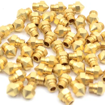 

10pcs/lot 3D printer nozzle M7 Copper Nozzle MK10 nozzle0.2/0.3/0.4/0.5/0.6/0.8/1.0mm for 1.75mm filament