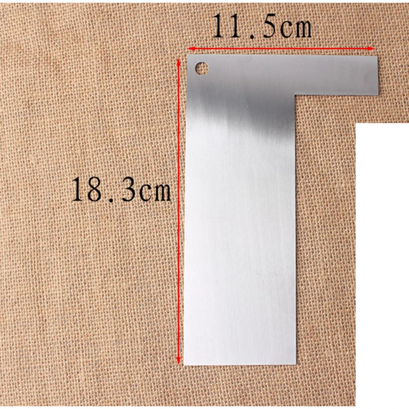 Stainless Steel Fondant Scraper Different Shapes Baking Pastry Spatulas Cream Scraper Cake Smoother Butter Knife Dough Cutter 10