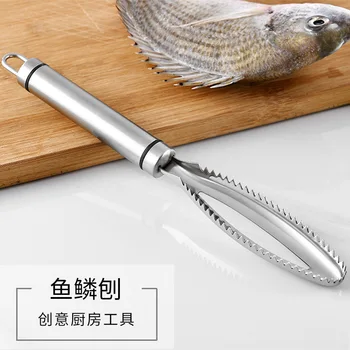 

Fish Skin Brush Scraping Fishing Scale Brush Graters Fast Remove Fish Knife Cleaning Peeler Scaler Scraper Kitchen Gadgets
