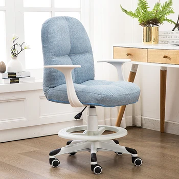 

Soft Kids Chair Lifted Student Stool with Footrest Washable Multifunction Household Computer Chair Children Study Stool Safety