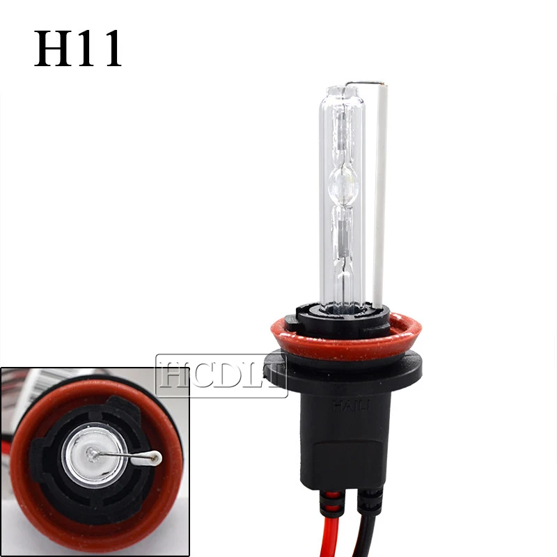 HCDLT Xenon 55W H1 H7 H11 H3 HB3 HB4 D2S D4S 3000K 6000K 4300K 5000K 8000K HID Headlight Bulb For 35W 55W Xenon HID Ballast Kit   (6)