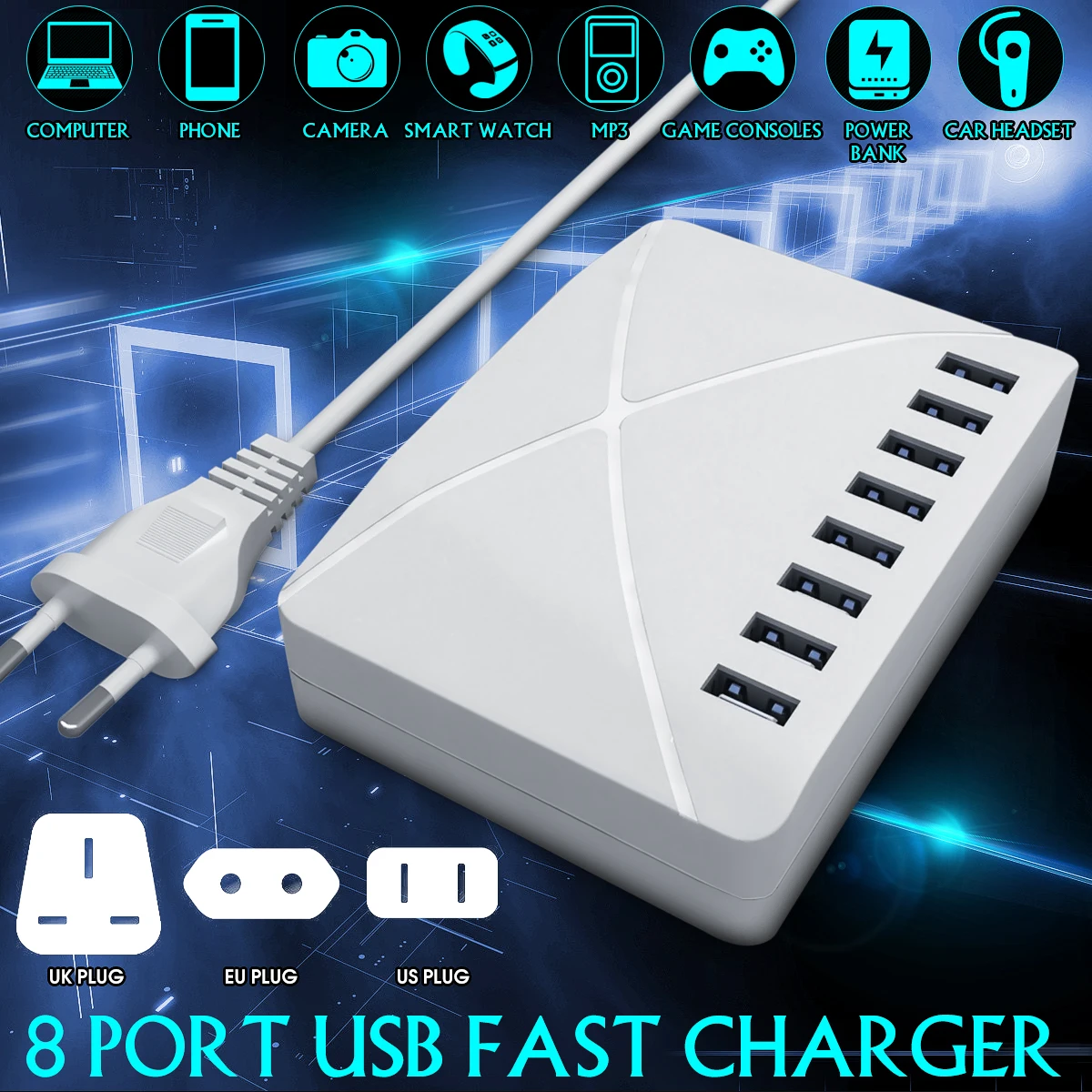 Aliexpress.com : Buy 8 ports USB Travel Charger Desktop