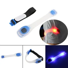 Мигающий светодиодный светильник, нарукавная повязка на руку, ремень безопасности для ночного бега, езды на велосипеде, ремешок на руку, напульсник, браслеты на запястье, deportivo#5