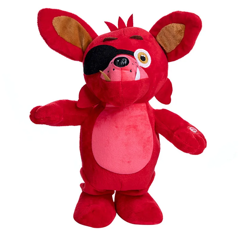 

Anime FNAF Plush Electric Toy Five Nights At Freddy's Bear Freddy and Foxy the Pirate Fox Walking and Singing Baby Fluffy Toys