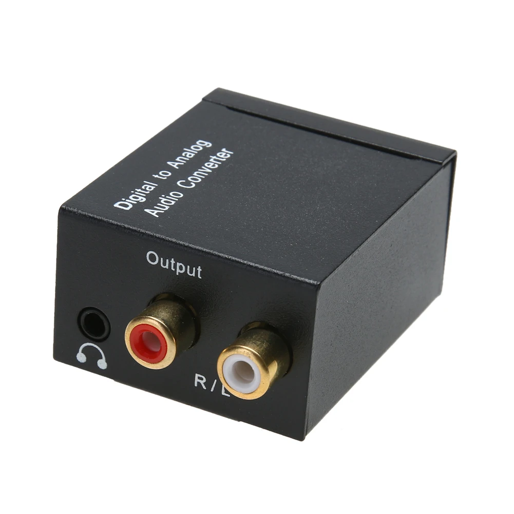 3.5MM Optical Coaxial Toslink Digital to Analog Audio Converter Adapter