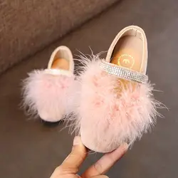 2018 детская обувь для девочек, туфли в стиле «Принцесса» Демисезонный детские кроссовки для девочек модельные детские туфли из