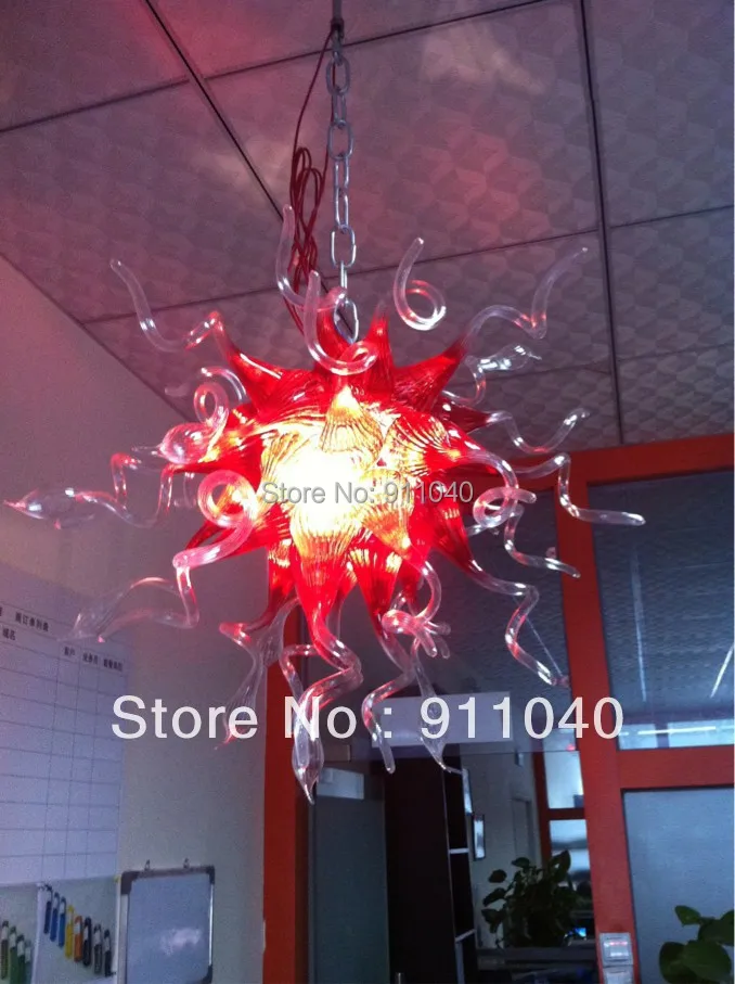 

C12-Free Shipping Handblown Pink Chandelier Modern Lighting