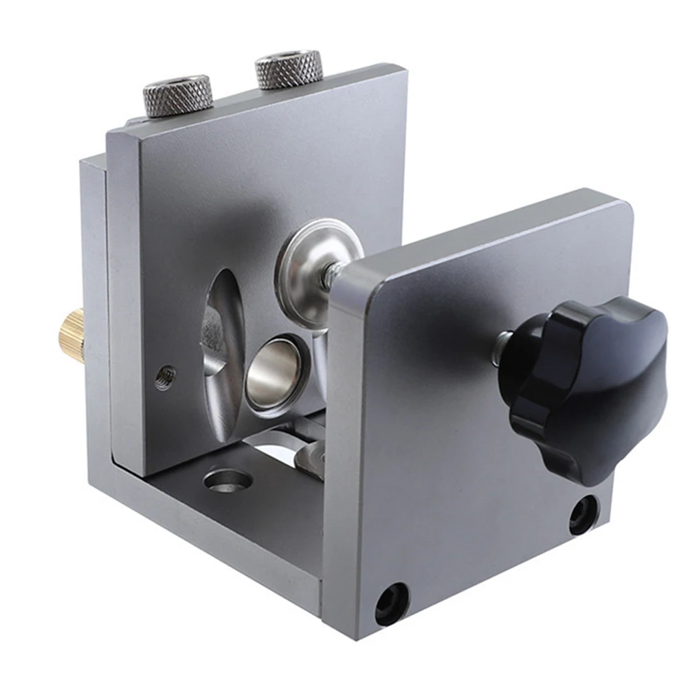 

Portable Pocket Hole Jig Kit System with 9mm Drill & Accessories for Carpenter WoodWorking & Joinery Tool Puncher Locator