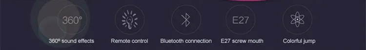 12 Вт Светодиодная музыкальная лампочка с Bluetooth, домашние вечерние лампы с атмосферным эффектом, динамик с подсветкой, умный пульт дистанционного управления RGBW, многоцветная светодиодная лампочка E27