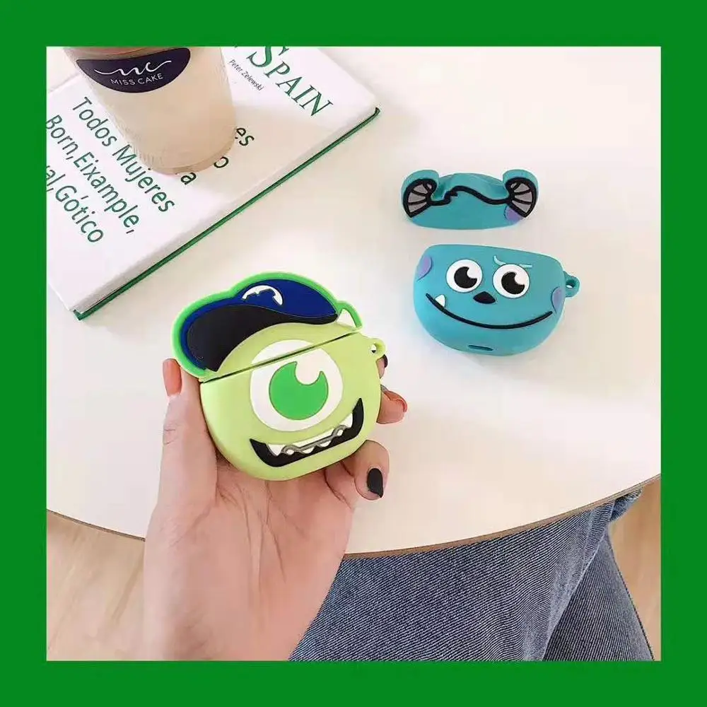 

Cute Cartoon stitch Accessories Wireless Earphone Charging Cover Bag for Apple AirPods 1 2 soft silicone Bluetooth Headset Box