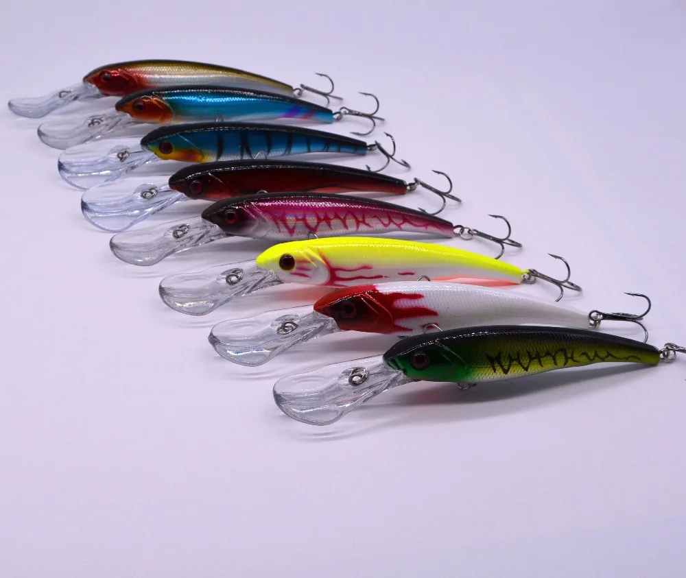 16 5 см 29 г Рыболовная Приманка Minnow жесткая приманка с 2 рыболовными крючками