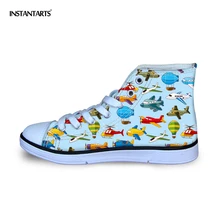 INSTANTARTS/детские высокие кроссовки; милые детские игрушки с героями мультфильмов; льняная обувь с рисунком для мальчиков и девочек; Легкая спортивная обувь для студентов
