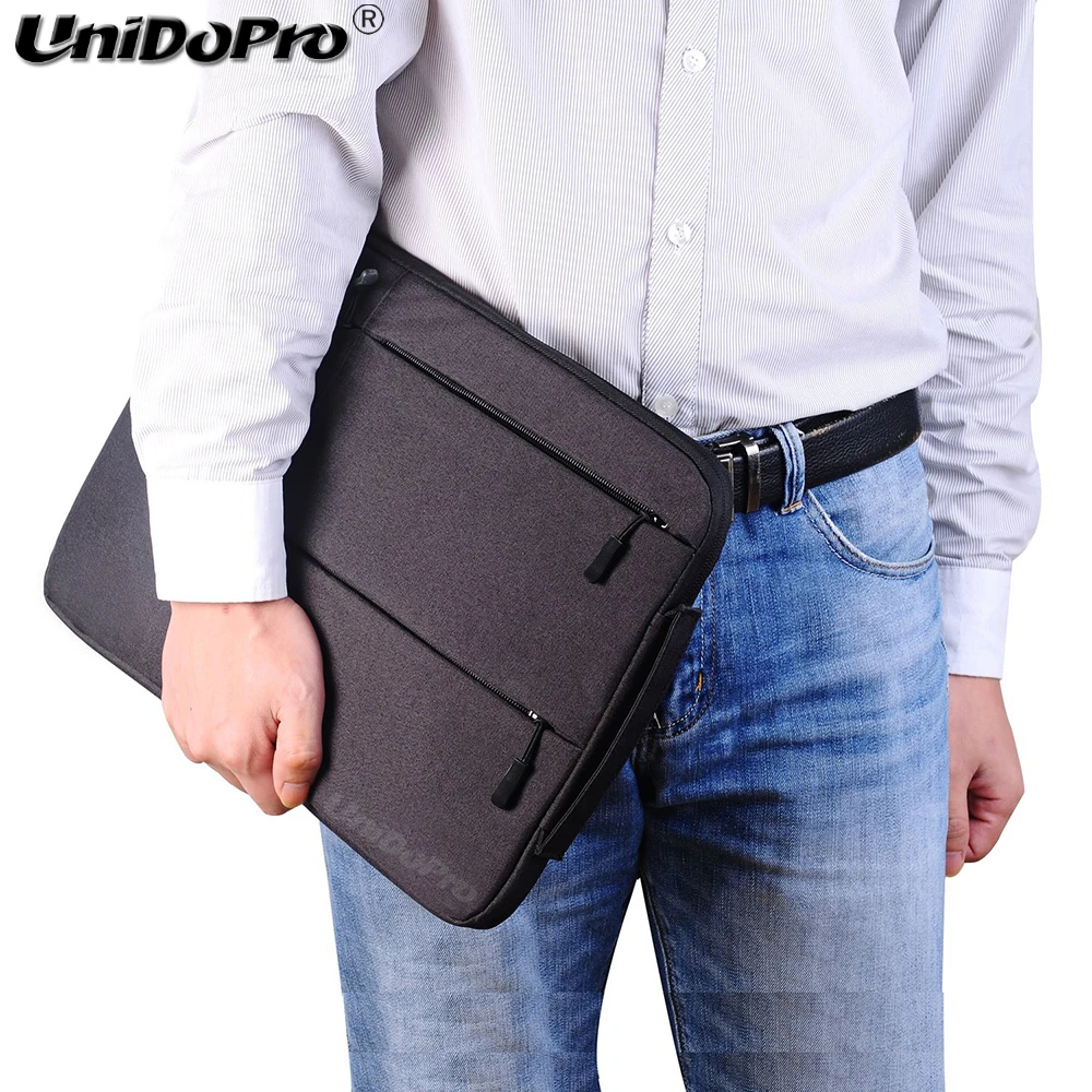 Unidopro Classic Sleeve Briefcase Notebook Aktentasche Case for ASUS F402BA-EB91 VivoBook 14 Laptop Mallette Carrying Bag Cover
