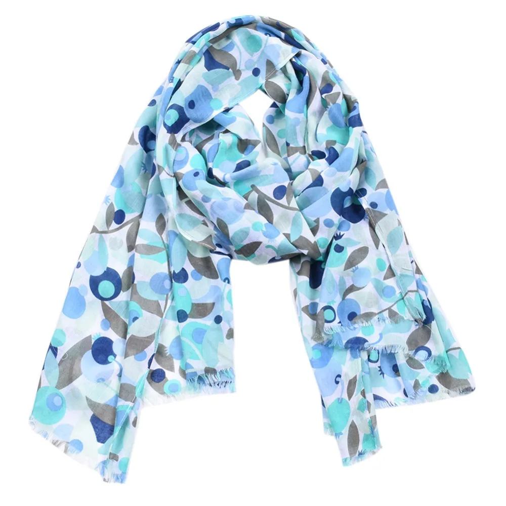 

Women Long Soft Voile Scarves Dots Printed Shawl Wrap Beach Scarf Cotton Satin Scarf Cherry Print Shawl Scarves Dropshiping