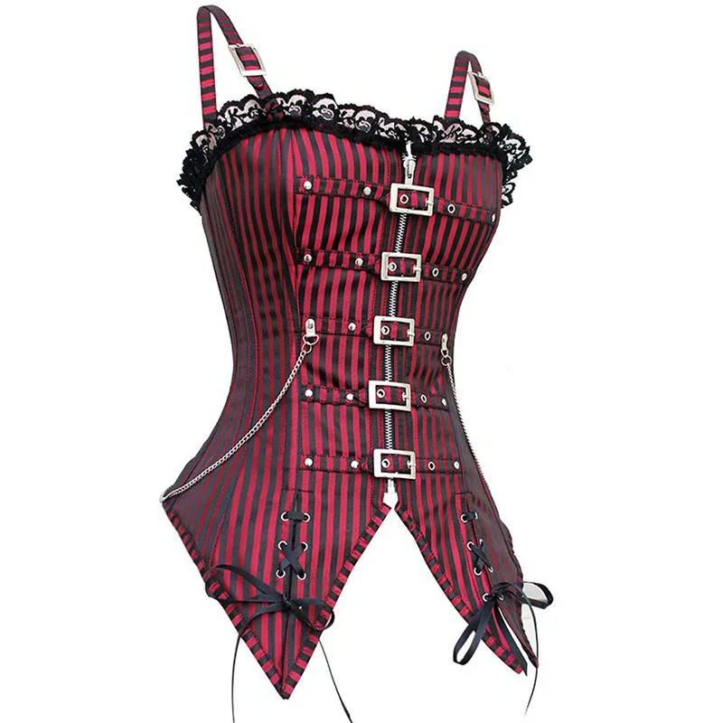 

Women Steampunk Corset Bustier Corset Sexy Bustier Corselet Clothing Lingerie G-string Slimming Party Outfits Overbust S-2XL