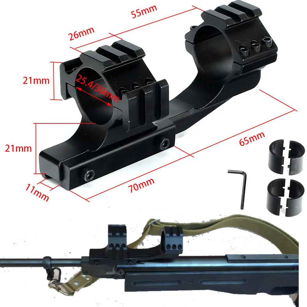 Tactical 25.4mm/30mm Scope Rings Mount For Weaver Picatinny Rail For Rifle Hunt 