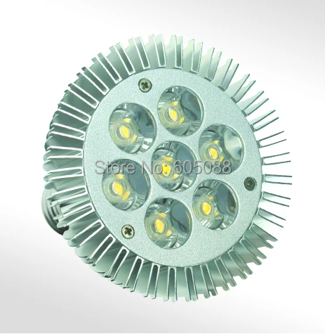 

High Quality Epistar 7w par30 led track spotlight bulb with isolated driver clothes shop indoor track spot lighting 100pcs/lot