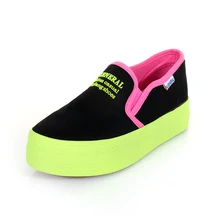 High Quality Fashion Women’s Flats New Thick Sole Loafers Women Platform Canvas Shoes Espadrilles Woman Shoe