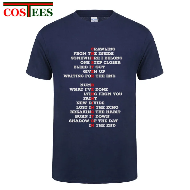 Stylish mens clothing Chester Bennington T-Shirts Men Cheap and Fine Linkin Cool Park Create Tee Shirt Short-Sleeve Costume Tops