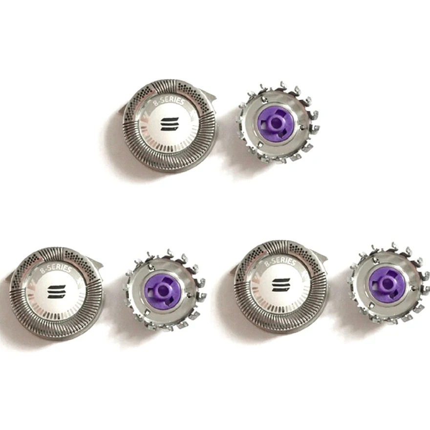 3Pcs Shaver font b Razor b font Blades Cut Cutters Heads Replacement For Philips HQ8