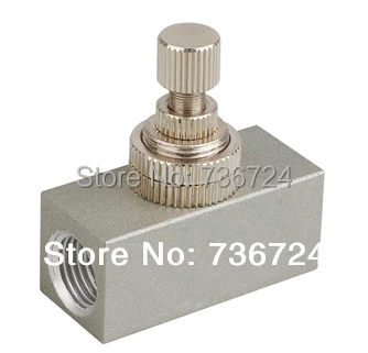 

G1/2 BSPT Pneumatic Air Flow Speed Control Valve Throttle Valve