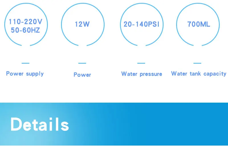 Waterpulse V660 Стоматологический Ирригатор 700 мл Pro Оральный ирригатор зубная нить для полива и орошения Чистый Массаж зубная нить для гигиены полости рта