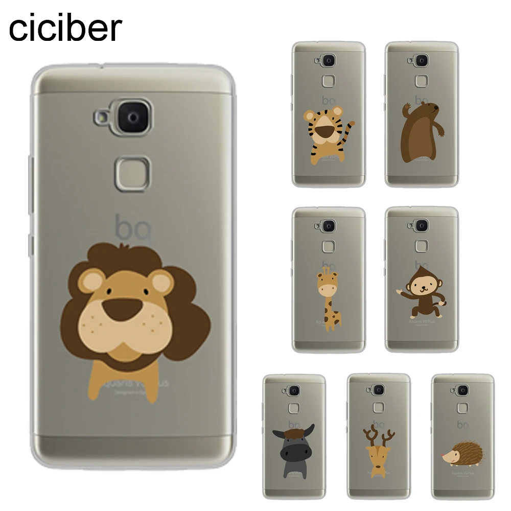 

ciciber Animals Deer Coque For BQ Aquaris X2 X Pro V VS U U2 Lite Plus Phone Cases For Aquaris E5 E4.5 M5 M5.5 X5 Fundas TPU