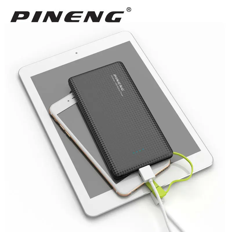 Original Pineng Power Bank 10000mAh External Battery Pn-951 Portable Mobile Fast Charger Dual USB for iPhone Samsung LG Xiaomi