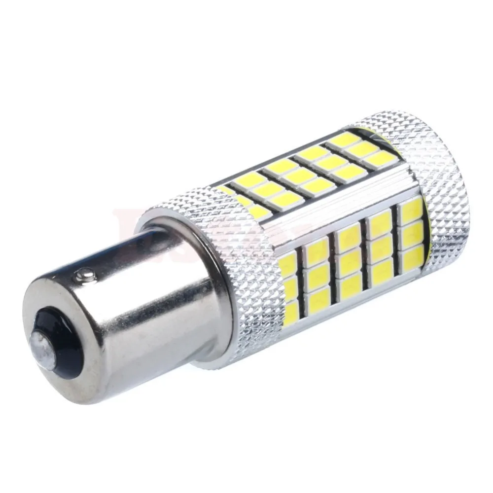 

P21W 1156 BA15S 66 SMD 7506 Brake Parking Reverse Light Fog Lamp Turn Signal Bulb Amber Red Blue Bright Than 33SMD