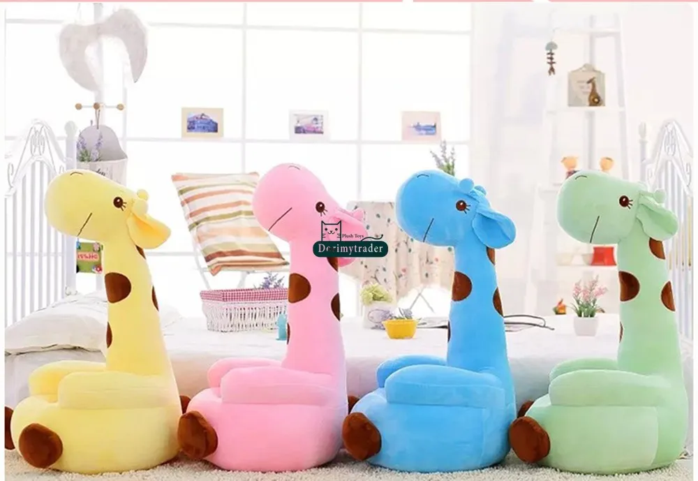 Dorimytrader 28'' 70cm  Giant Stuffed Soft Plush Cute Large Cartoon Giraffe Deer Kid Sofa Tatami, Free Shipping DY60511 (14)