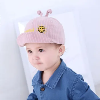 

Spring New Baby Hats Star Moon Sun Stripe Children's Baseball Cap Boys Girls Sunhat Cute Cartoon Soft Adjustable Outdoor Hats