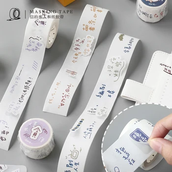 

1pcs \human DIY creative fun cute retro personality tape album diary calendar scrapbook student stationery office supplies tape