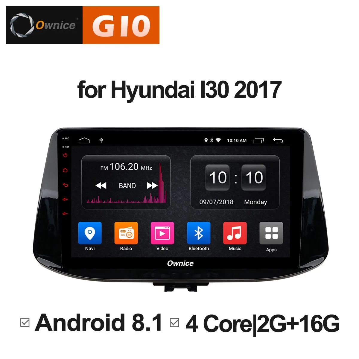 Top Ownice C500+ G10 Octa Core RAM 2G 32G Android 8.1 for  Hyundai i30 2017 2018 Car DVD Player GPS Radio stereo Video head Unit 4G 1