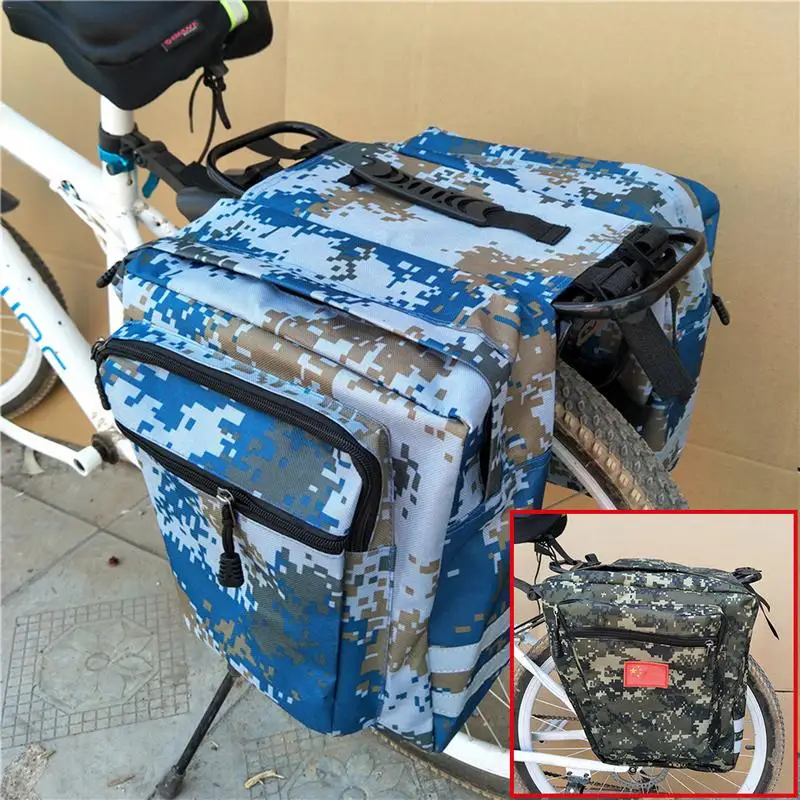 Увеличенная сумка для горного велосипеда камуфляжная седла Camouflag 35l MTB