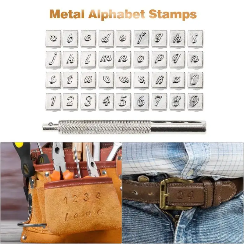 Alphabet or Numbers Stamps Craft Set Letters Punch Steel Case Metal Leather Tool Alphabet or Numbers Stamps Craft Set Letters Punch Steel Case Metal Leather Tool