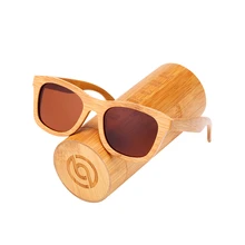 BARCUR – lunettes de soleil polarisées en bois de bambou, marque, Vintage, étui en bois, lunettes de plage pour la conduite