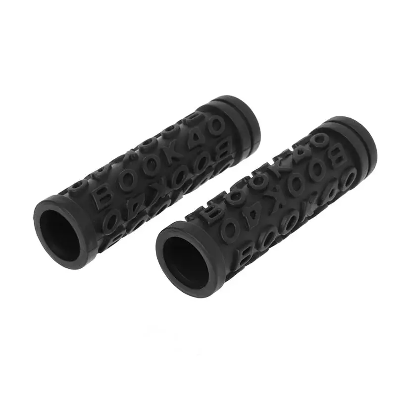 Bicycle Grips Black Letters Non Slip MTB Bike Road 22.2mm Handlebar Anti Comfortable Sweat Protection Cover Grip 10166 | Спорт и