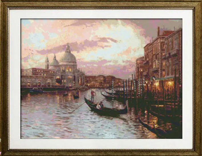 

Embroidery Package Factory Shop High Quality Cross Stitch Kits City On Water Top Grade