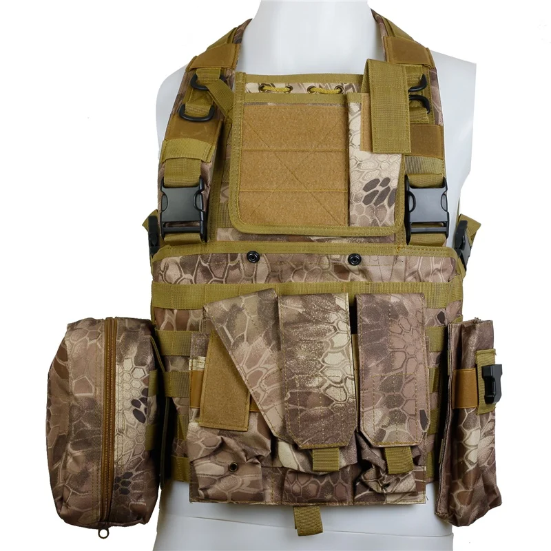 Тактический жилет CQC RRV Molle для страйкбола армейский боевой штурмовой нагрудный