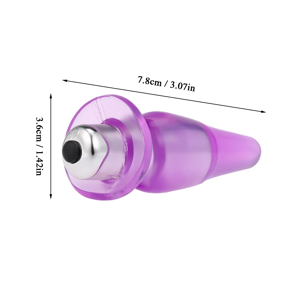 Unisex Powerful Anal Vibrator Butt Plug Dildo Bullet Clitoral G-spot Stimulator Penis Vibrator Adult Sex Toys Vibrating Massager
