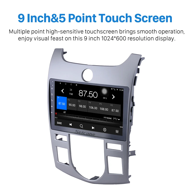 Excellent Seicane 2Din Android 6.0/7.1/8.1 9" Car Radio GPS Multimedia Player Head Unit For KIA Forte(AT) 2008 2009 2010 2011 2012 2 Excellent Seicane 2Din Android 6.0/7.1/8.1 9" Car Radio GPS Multimedia Player Head Unit For KIA Forte(AT) 2008 2009 2010 2011 2012 2
