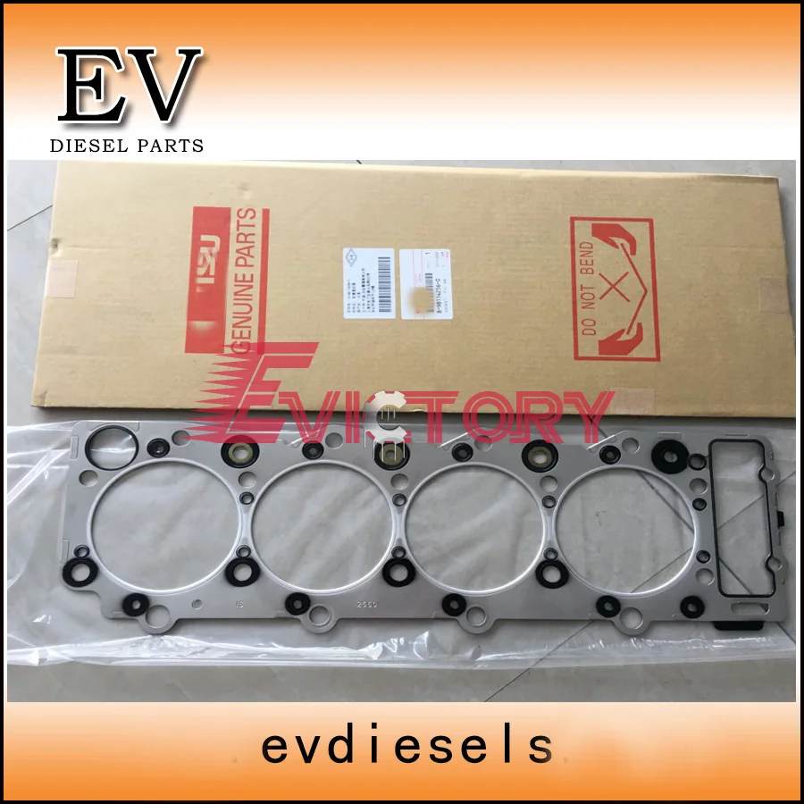 Genuine 4HK1 4HK1T 4HK1 TC cylinder head gasket kit for Hiatch ZAX270