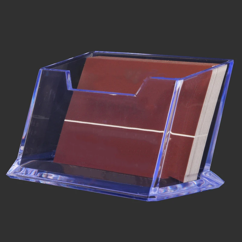 

Fashion Acrylic Clear Desktop Business Card Holder Stand Display Dispenser Card Stand Holder Office Desk Accessories Organizer