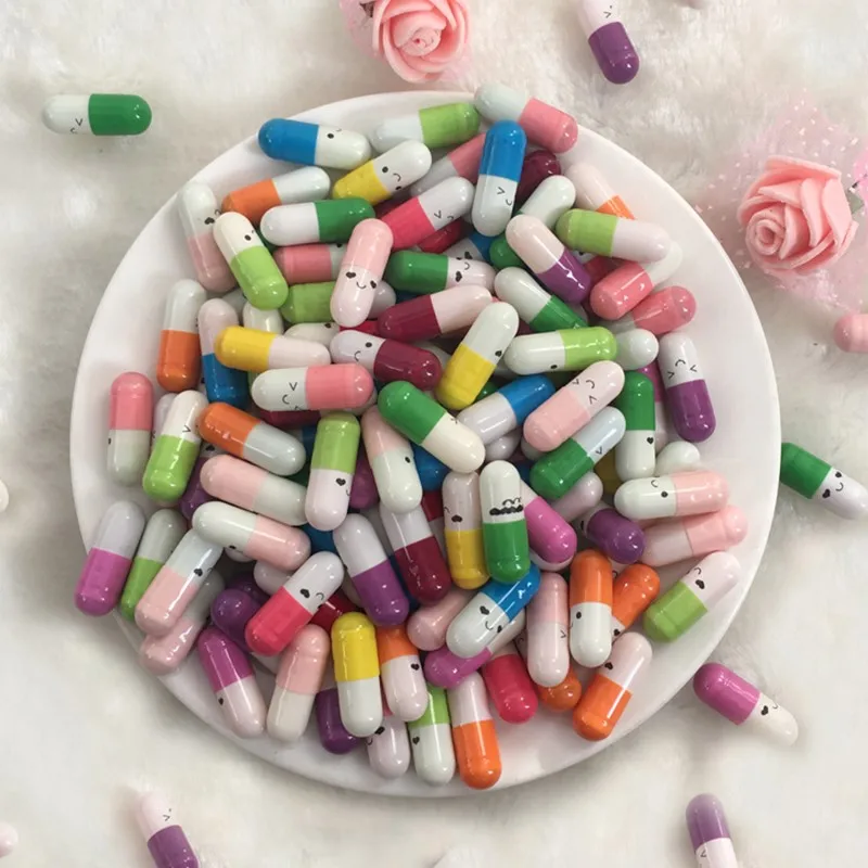 50 шт./лот Smile Pill Capsule Secret Message креативные милые эмоции конверты буквы декоративные