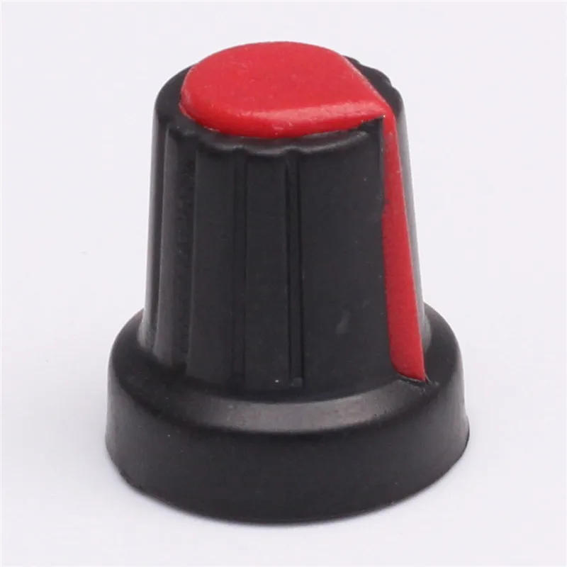 10pcs Potentiometer Knob Cap Inner 6mm External 15mm High 17mm